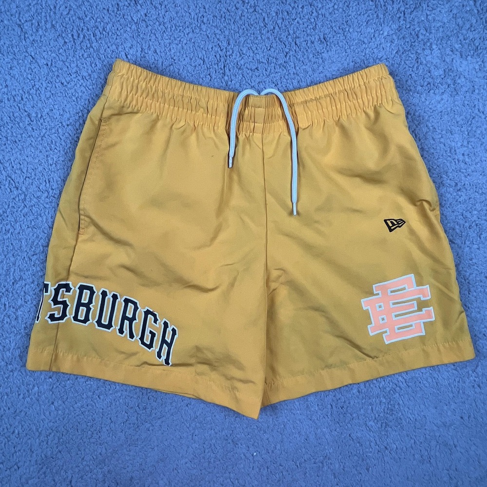 Pittsburgh Pirates Shorts Mens Small MLB Baseball New Era 2020 Polyester PIT‎